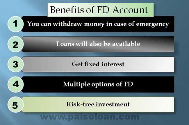 benefits of fixed deposit